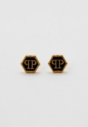 Запонки Philipp Plein. Цвет: разноцветный