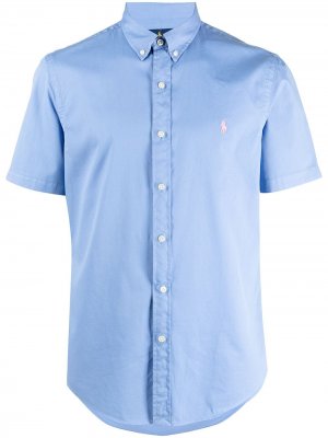 Рубашка с короткими рукавами Polo Ralph Lauren. Цвет: синий