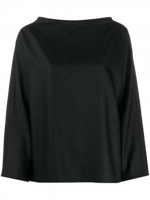 Sofie Dhoore рубашка с длинными рукавами и вырезом-лодочкой D'hoore. Цвет: черный