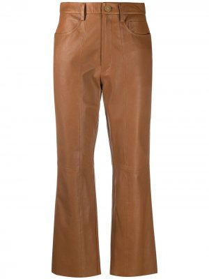 Укороченные брюки Forte. Цвет: коричневый