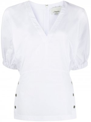 Блузка с заклепками 3.1 Phillip Lim. Цвет: белый