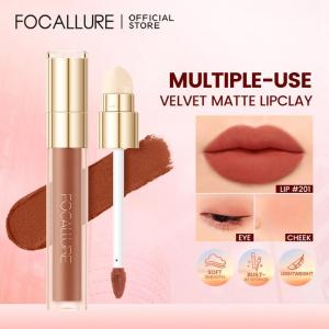 FOCALLURE Misty Velvet Matte Lip Gloss, долговечная легкая высокопигментированная увлажняющая жидкая помада, косметика для макияжа