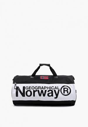 Сумка спортивная Geographical Norway. Цвет: черный