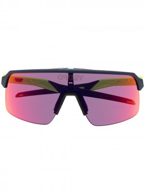 Солнцезащитные очки-маска Sutro Oakley. Цвет: зеленый