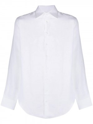 Рубашка с заостренным воротником Giorgio Armani. Цвет: белый
