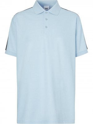 Рубашка поло с логотипом Burberry. Цвет: синий