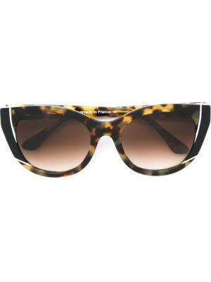 Солнцезащитные очки Nevermindy Thierry Lasry. Цвет: коричневый