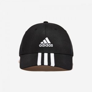 Бейсбольная кепка  с 3 полосками, хлопок IB3242-ЧЕРНЫЙ/БЕЛЫЙ Adidas