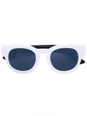 Солнцезащитные очки в оправе кошачий глаз Mcq By Alexander Mcqueen Eyewear. Цвет: белый