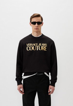Свитшот Versace Jeans Couture. Цвет: черный