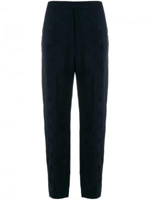 Жаккардовые брюки Nina Ricci. Цвет: синий
