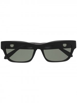Солнцезащитные очки в квадратной оправе Linda Farrow. Цвет: черный