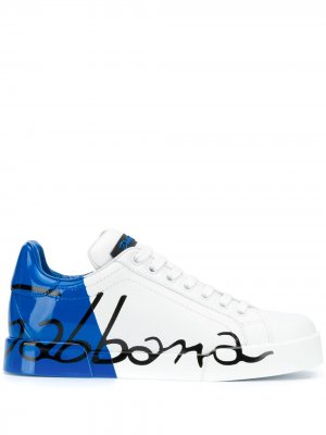 Кроссовки Portofino Dolce & Gabbana. Цвет: белый