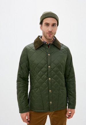 Куртка утепленная Barbour. Цвет: зеленый