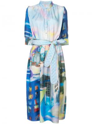 Painting print dress Tsumori Chisato. Цвет: многоцветный