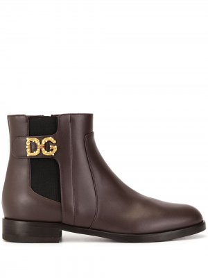 Ботинки DG Amore Dolce & Gabbana. Цвет: красный