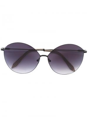 Солнцезащитные очки с градиентными стеклами Victoria Beckham. Цвет: коричневый