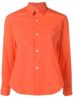 Рубашка с нагрудными карманами Comme Des Garçons Pre-Owned. Цвет: оранжевый