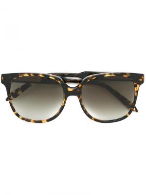 Солнцезащитные очки Refined Classic Tort Solid Victoria Beckham. Цвет: черный