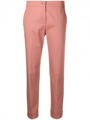 Укороченные брюки узкого кроя Etro. Цвет: розовый
