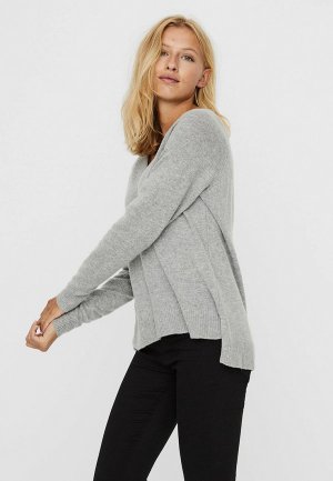 Пуловер Vero Moda. Цвет: серый