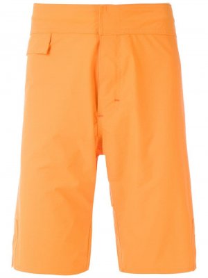 Однотонные плавки-шорты Amir Slama. Цвет: оранжевый