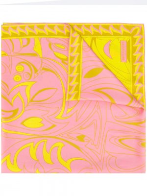 Платок Dinamica Degradè с принтом Emilio Pucci. Цвет: розовый