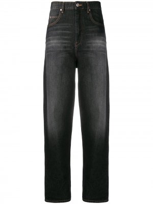 Зауженные джинсы с завышенной талией Isabel Marant Étoile. Цвет: черный