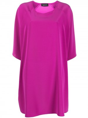 Платье-футболка с короткими рукавами Gianluca Capannolo. Цвет: розовый