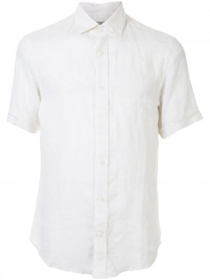 Рубашка с короткими рукавами Gieves & Hawkes. Цвет: белый