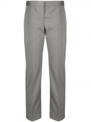 Укороченные брюки Alexander McQueen. Цвет: серый