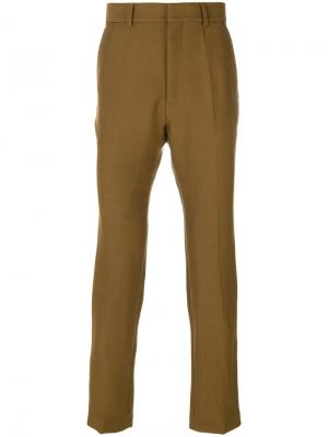 Узкие брюки Haider Ackermann. Цвет: коричневый