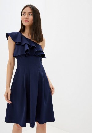 Платье Chi London. Цвет: синий