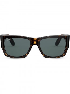 Солнцезащитные очки Nomad Wayfarer Ray-Ban. Цвет: коричневый
