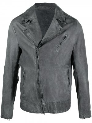 Куртка с эффектом потертости Salvatore Santoro. Цвет: серый