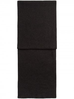 Трикотажный шарф Dolce & Gabbana. Цвет: серый