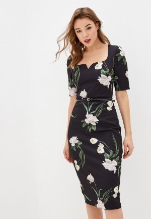 Платье Ted Baker London. Цвет: черный