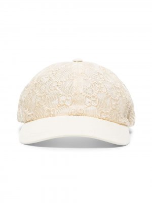 Сетчатая бейсбольная кепка Chivali Gucci. Цвет: белый