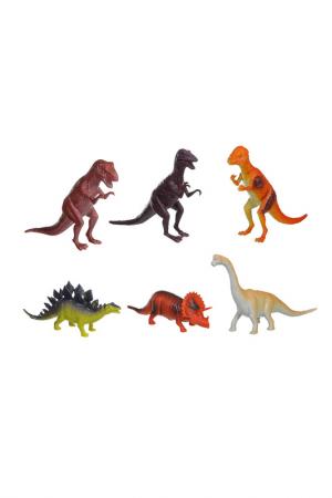 Набор животных: динозавры 6 шт BONDIBON. Цвет: серый