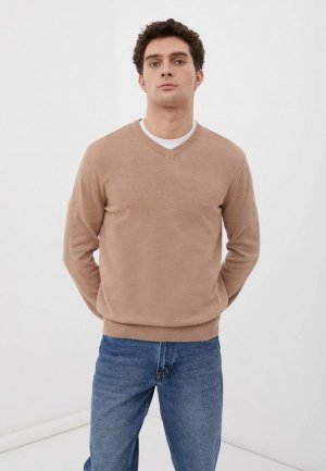Пуловер Finn Flare. Цвет: бежевый