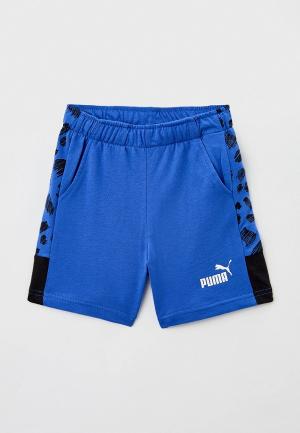 Шорты PUMA. Цвет: синий