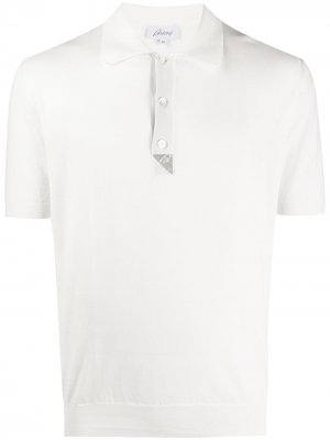 Рубашка поло с логотипом Brioni. Цвет: белый