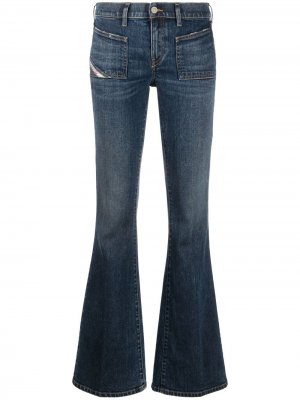 Расклешенные джинсы D-Ebbey-X с заниженной талией Diesel. Цвет: синий