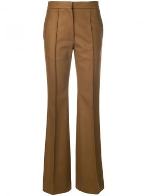 Расклешенные брюки с завышенной талией Rochas. Цвет: коричневый
