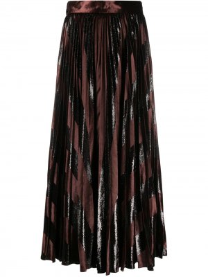 Длинная плиссированная юбка Dolce & Gabbana. Цвет: коричневый