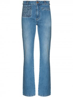 Расклешенные джинсы с карманами See by Chloé. Цвет: синий