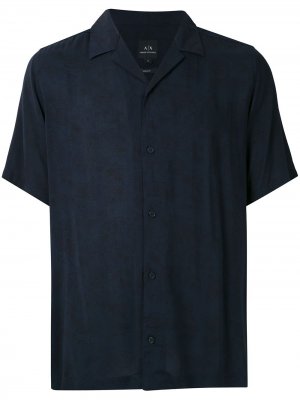 Рубашка с принтом пейсли Armani Exchange. Цвет: синий