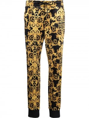 Спортивные брюки с принтом Barocco Versace Jeans Couture. Цвет: черный