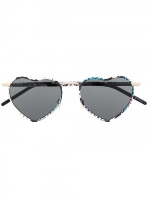 Солнцезащитные очки SL301 LouLou Saint Laurent Eyewear. Цвет: черный