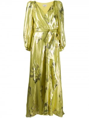 Платье Eda Temperley London. Цвет: желтый